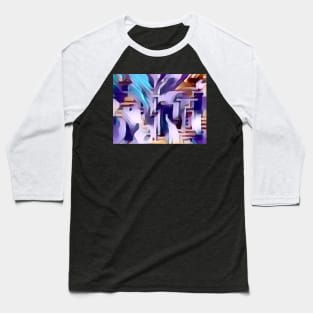 Pastel Maze Baseball T-Shirt